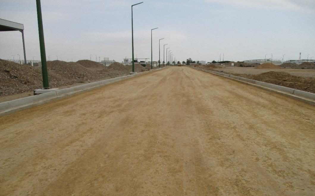 Granular base course preparation for asphalting